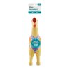 Outward Hound by Charming Pet Squawkers Henrietta Latex Rubber Chicken Interactive Dog Toy, Small