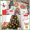Epakh 24 Sets Gingerbread Man Tissue Sign Craft Kit Christmas Craft Bulk Gingerbread DIY Craft Kit Christmas Tree Decorations Make Your Own Xmas Ornaments Crafts for Holidays Arts