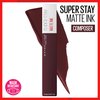 Maybelline Super Stay Matte Ink Liquid Lipstick Makeup, Long Lasting High Impact Color, Up to 16H Wear, Composer, Cherry Brown, 1 Count