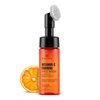 Botanic Hearth Vitamin C Foaming Face Wash with Papaya & Orange | Extracts Built-In Silicone Brush | For Cleansing & Glowing Skin | Paraben & Sulphate Free | Face Cleanser for Women & Men | 5.1 fl oz
