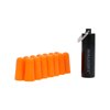 Walker's 7 Pairs Neon Orange Foam Ear Plugs with Black Aluminum Canister
