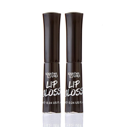 Luxurious Black Lip Gloss - Vibrant Color with Full Coverage and Shiny Finish, Moisturizing Formu...