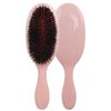 Boar Bristle Detangling Hair Brush for Curly Fine Straight Natural Hair, Anti-frizz Paddle Detangler Brush Styling Hairbrush for Women Men, Less Pulling and Hair Breakage
