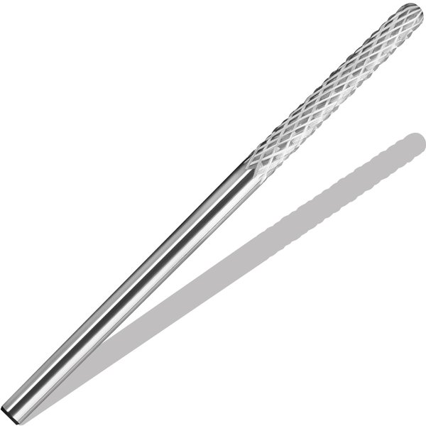 Vnjaoi Tungsten Carbide Nail Drill Bit, Cuticle bit for nail drill 3/32" Safety Under Nail Carbide Cuticle Cleaner Bit for Nail Prep, Nail Trimmer, Professional Nail Art Tools for Manicure