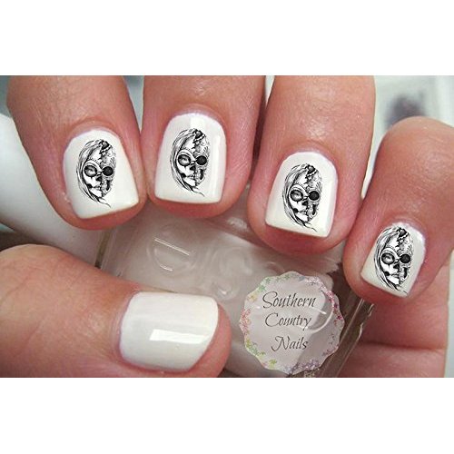 Day of the Dead Zombie Queen Nail Art Decals