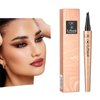 2024 New Magic 4-Tip Eyebrow Pencil - Upgraded 3D Long-Lasting Waterproof Microblading EyeBrow Pencil Contouring Pen, Creating Natural Looking Brows Effortlessly(Dark brown)