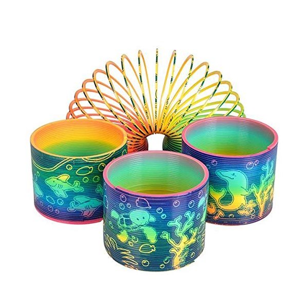 DollarItemDirect 3 inches Aquatic Animal Print Coil Spring, Case of 60