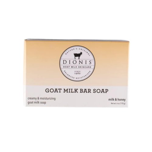 Dionis Goat Milk Skincare 6oz Milk & Honey Scented Hand & Body Bar Soap - Moisturize, Restore, For All Skin Types, Non Greasy, No Residue - Cruelty Free Made In The USA - Paraben Free Formula