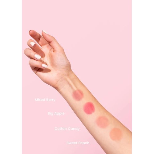 M2U NYC Hydrating Liquid Blush, Soft Cream Blush Makeup, Liquid Blush for Cheeks, Weightless, Long-Wearing, Smudge Proof (Peach-Sweet Peach)