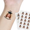 Custom Graduation Tattoos Personalized Face Temporary Tattoos with Name Customized Fake Tattoo Graduation Party Supplies