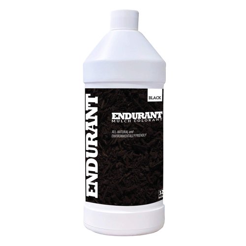 Geoponics Mulch Dye Concentrate Color Renewal – Mulch Paint Revitalizes Approximately 1,000 Sq Ft of Faded Mulch to Instantly Transform Landscaping (32 oz) (Black)