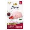 Dove Beauty Bar Soap Revitalizante Cherry & Chia Milk 6 Count for Revitalized Skin, A Skin Energy Boost 3.17 oz