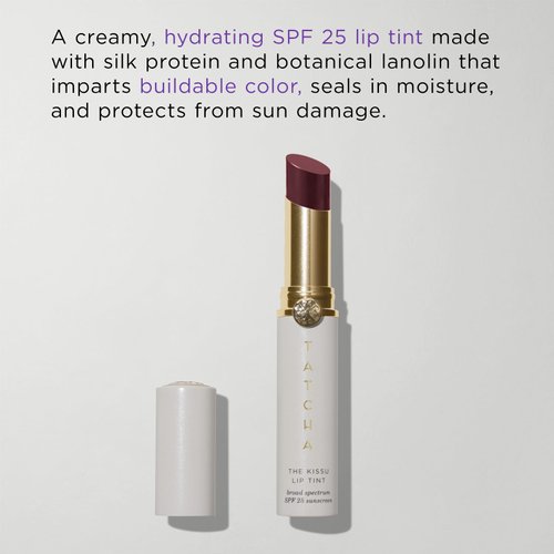 The Kissu Lip Tint SPF 25 - Midnight Lily | Hydrating Tinted Lip Sunscreen. 0.14 oz