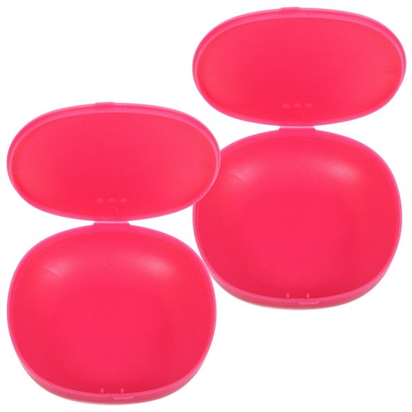 2Pcs Period Cup Storage Case Menstrual Cup Plastic Holder Menstrual Disc Cleaner for Travel Pink