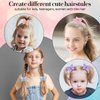 Yuanchu 20 Pcs Butterfly Elastic Hair Ties, Colorful Hair Scrunchie with Butterfly Cute Hair Bands Butterflies Accessories Clips Holders with Bows for Women