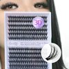3D Effect Qeelasee 40d Lash Clusters Eyelash Extensions Wispy DIY Individual Eye Lashes Natural Volume 240pcs Mix9-16mm (3D effect, 40D-MIX9-16)