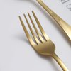 Gold Dinner Forks of 12, Berglander 7.9" Stainless Steel Titanium Shiny Gold Plating Fork Set, Forks And Spoons Silverware, Golden Table Forks Set Sturdy And Dishwasher Safe