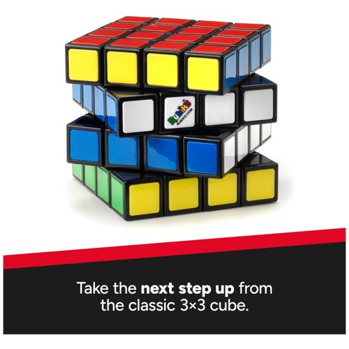 Rubik’s Cube, The Official 4x4 Cube Classic Color-Matching Problem-Solving Brain Teaser Puzzle, Stocking Stuffers, for Ages 8+