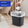 Stock Your Home 2 Gallon Unscented Small Garbage Bags, 100 Count, Leakproof, Versatile Usage, Grab-n-Go