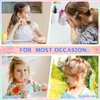 obeoby 120 Pcs 40 Colors Metal Snap Hair Clips, 2 Inch Hair Barrettes Hair Accessories for Women Girls
