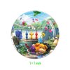 Fuyhiuous 40pcs Pikmin Birthday Party Supplies,Includes 20 Paper Plates - 20 Napkin - Serves 20 Guest for Pikmin Birthday Party Decoration
