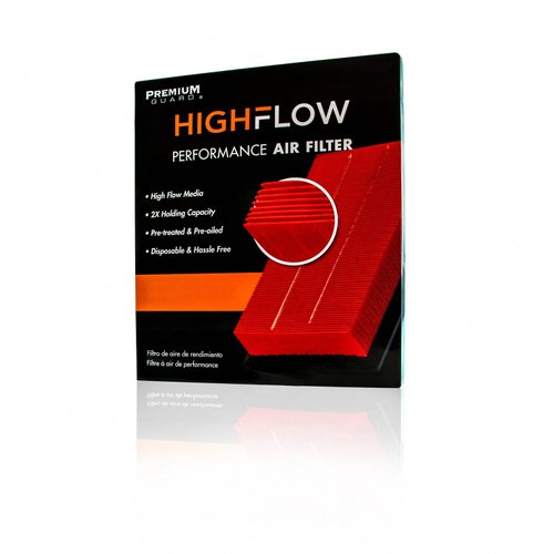 HIGHFLOW PA99239X, High Performance, Pre-Oiled Disposable Engine Air Filter | Fits 2019-17 Chevrolet Silverado 2500 HD, Silverado 3500 HD, 2019-17 GMC Sierra 2500 HD, Sierra 3500 HD