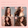 Rukebu 3PCS Heatless Hair Curler, Flexi Rod, For All Hair Types, Includes Brown, Black, Pink, Easy to Use, No Heat Curls, Overnight Curls, For Long Medium Hair