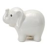 Child to Cherish Ceramic Stitched Elephant Piggy Bank, White