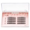 MLEN DIARY Individual Lashes Cluster Eyelash Extensions Long Volume False Lashes Wisps Lashes 0.07mm Soft Diy False Eyelashes Extension Premade Fans No Glue