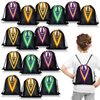 Saintrygo 24 Pieces Magical Wizard School Party Favor Bags Magical Themed Party Goodie Bags Drawstring Backpack Wizard Gift Bags Dress up Novelty Decorations Party Supplies for Kids(Novel Style)