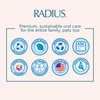 RADIUS Totz Toothbrush Extra Soft Brush BPA Free & ADA Accepted Designed for Delicate Teeth & Gums for Children 18 Months & Up - Green Blue Sparkle - Pack of 3