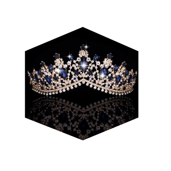Kamirola - Queen Crown and Tiara Princess Crown for Women and Girls Crystal Headbands for Bridal, Wedding Gothic Halloween Costumes for Women Prom Christmas Halloween Birthday Prom Pageant