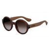 Havaianas Women's Floripa Round Sunglasses, Brown, 51 mm