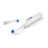Smileactives Vibrite Sonic Electric Toothbrush Heads, 3 White/Blue Replacement Brush Heads with Firm Tip Bristles for Teeth Whitening and Cleaning, Helps Remove Plaque (Not Compatible w/Wave Version)