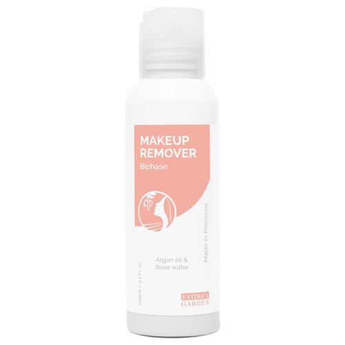 Fatima's Garden Organic Makeup Remover - With Argan & Rose Water, 100ml