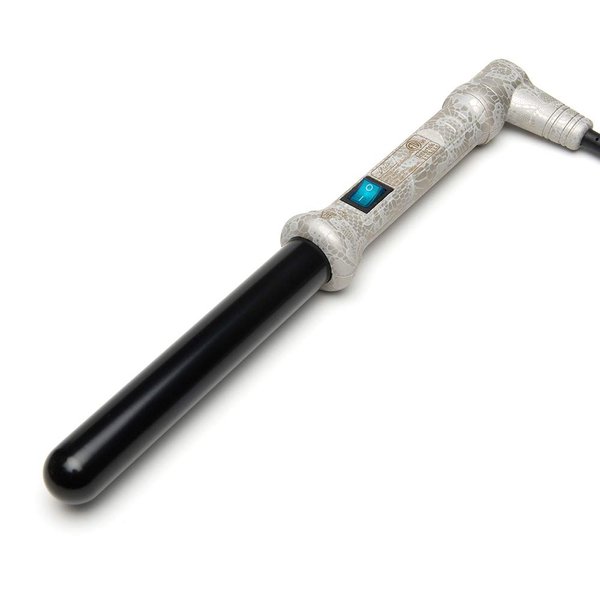 Aria Beauty 1" Tourmaline Clipless Curling Wand, Ceramic Barrel, Dual Voltage, Adjustable up to 400 Degrees. Wedding Bridal Gift