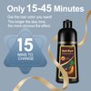 Bolden Brown Hair Dye, Hair Dye shampoo, Instant Hair Color Shampoo for Men and Women, 3 in 1 Hair Dye Shampoo 16.9 Floz, Safe and Natural Shampoo Para Canas (Bolden Brown)