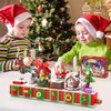 Christmas Building Blocks Sets Rotating Christmas Bells Building Sets for Kids 2024 Christmas Kits Small Xmas Building Brick Toys Gifts for Adults Teens Kids Girls Boys Ages 6+(134PCS Small Size)