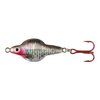 Lindy Rattl'N Flyer Spoon Hybrid Ice Fishing Lure Jigging Spoon, Silver Shiner, 1/4 oz