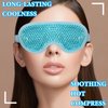 BKPPLZP Cold Face Eye Mask Ice Pack for Dark Circles,Eye SPA,Pressure,Cooling Face Masks for Women Sleeping,Skin Care Gel Beads Hot Cold Use Ice Facial Mask