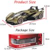 Toy Cars Model Lambo V12 Sports Race Car 1/24 Green Alloy Collectible Diecast Vehicles with Sound and Light