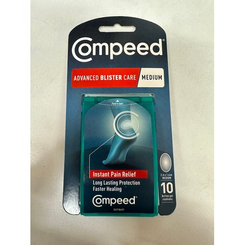 Compeed Advanced Blister Care Cushions, 10 Count Medium (1 Pack)
