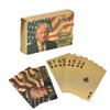 SW Donald Trump Playing Cards - Gold Plated Playing Cards Gold Plated Deck of Waterproof Poker Cards w/Case for Game for Table Games