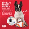 STAR WARS 6" BB-8 Plush Squeaker Toy | 6” BB-8 Plush Squeaker Pet Toy | Star Wars Toy for Dogs Mandalorian BB-8 Stuffed Animal 6 inch | Dog Chew Toy, Squeaky Dog Toy, FF19161