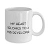 Sarcastic Web developer Gifts, My Heart Belongs To a Web Developer, Cute 11oz 15oz Mug For Coworkers From Colleagues, Web developer novelty items, Web developer tshirts, Web developer mugs, Web