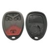 Keyless Entry Remote Car Key Fob Shell Case Fit for GM GMC Chevrolet Chevy Buick 4 Buttons Replacement with Button Pad (2 Key Shell)