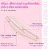 modelones Gel x Nail Kit, Nail Tips and Glue Gel Kit with Nail Glue Gel, 500Pcs Long Coffin Nail 10Sizes, Nail Dehydrator, Ultra-Portable LED Nail Lamp, Gel Nail Extension Kit Salon Gifts for Women