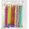 26Pcs 15cm/6.3Inch Multi-Color Plastic Spiral Hair Perm Rod Barber Hairdressing Styling Curling Perm Rod Hair Rollers Salon Tools for Women Girls(Random Color)