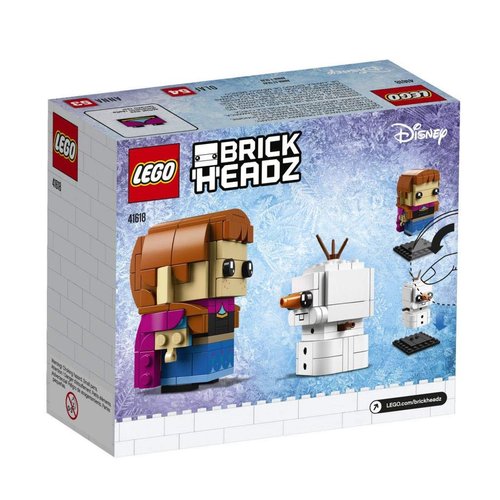 LEGO BrickHeadz Anna & Olaf Building Kit, Multicolor