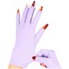 chemotex UV Nail Gloves, Professional UPF50+ Protection UV Gloves for Gel Manicures, Art Skin UV Gloves for Gel Nail Lamp